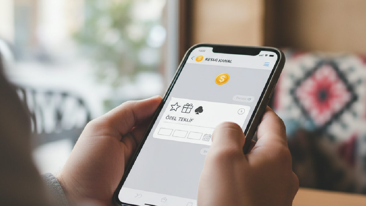 Slotbon Telegram kanalındaki özel bonus ve kampanya duyurularına mobil erişim.