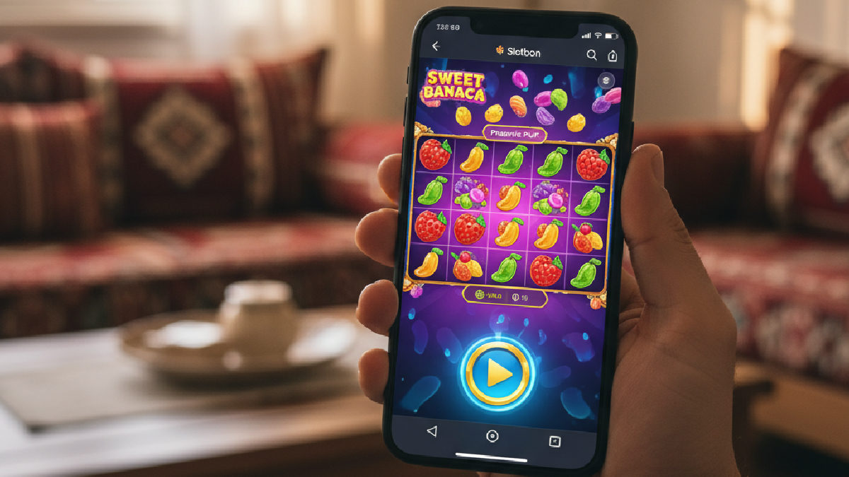 Slotbon mobil arayüzünden Pragmatic Play slot oyunlarına kolay erişim.